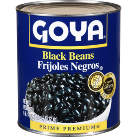 GOYA Goya Black Beans 110 oz., PK6 2459